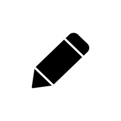 Pencil icon logo design. pen sign and symbol. edit icon vector