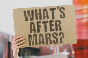 "What’s after Mars?" envisions humanity’s journey to new frontiers, exploring planets and interstellar possibilities. Discovery. Space. Colonization. Innovation. Future. Exploration. Universe