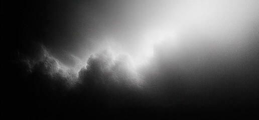 Fototapeta premium High Contrast Monochrome Abstract Artwork with Texture and Depth