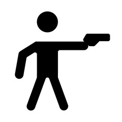 shooting Solid icon