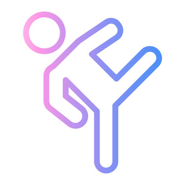 karete Line Gradient Icon