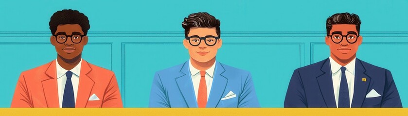 Diverse Business Team Meeting in Modern Office