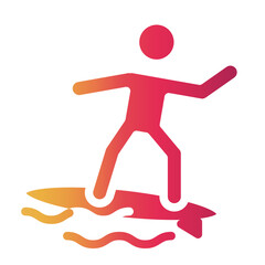 surfing Gradient icon