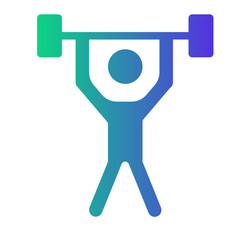 weightlifting Gradient icon