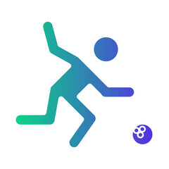 bowling Gradient icon