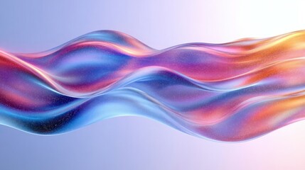 Naklejka premium Abstract Light Waves Background with Kinetic Art Elements and Gentle Gradient