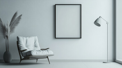Indoor sofa and wall