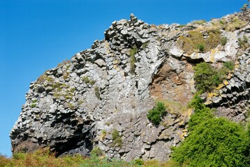 The Pyramid Rocks at Okia Flat, Unique Coastal Landscape in New Zealand
