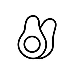 Fototapeta premium Avocado icon 