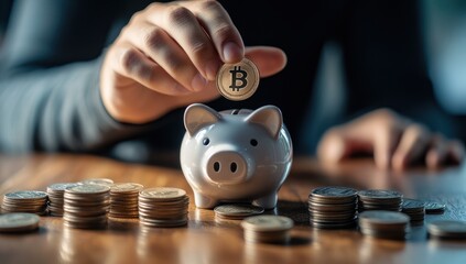 Saving Bitcoin in a Piggy Bank