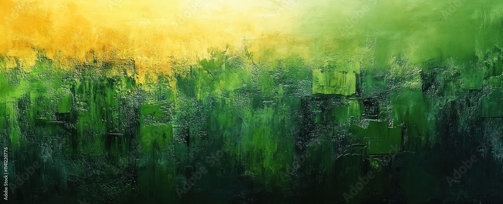Poster vibrant lime green textured background with gradient effect for summer banner design