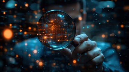 Financial Data Analysis and Planning Businessman Investment Strategy Budget Management Corporate Finance