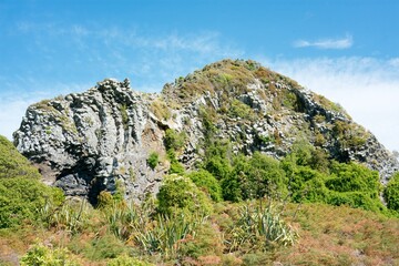 The Pyramid Rocks at Okia Flat, Unique Coastal Landscape in New Zealand