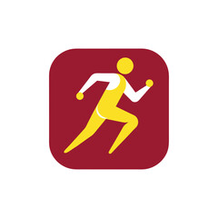 Cute sports logo vector illustration