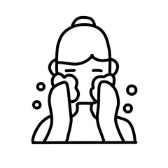 Face wash icon