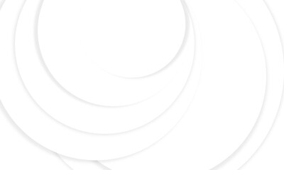 Abstract white circle shadow swirl shape with futuristic concept background