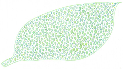 葉っぱの水玉t0-0