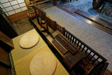 古い商家の帳場