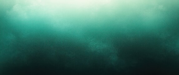 Abstract Gradient Background Soft Teal Green Glowing Noise Texture Calm Minimalist Design