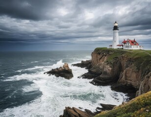 lighthouse on the coast