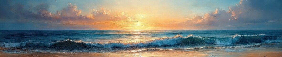 Obraz premium Summer Blue Sea and Sky