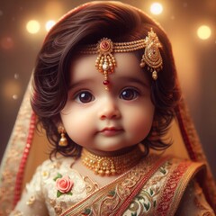 Little Cute Indian Bride