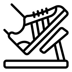 Foot Step Car Pedals outline icon for driving and road safety