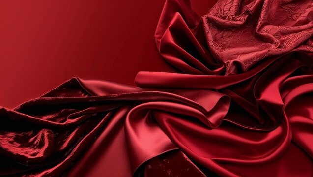 red backdrop, red background, red fabric