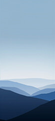 Obraz premium landscape with mountains and sky wallpaper