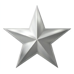 Silver Star Illustration Transparent Image