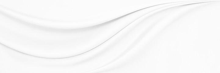White gray satin texture that is white silver fabric silk panorama background with beautiful soft blur pattern natural.