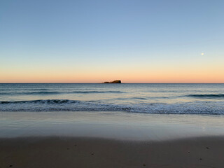 Sunset in winter, North Shore, Sunshine Coast, Queensland, Australia 