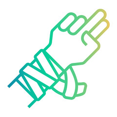 muay Line Gradient Icon