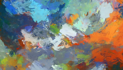 カラフルな絵の具のテクスチャ背景 01