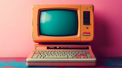 evokes a sense of nostalgia for older technologies and a bygone era of computing