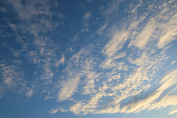blue sky with clouds