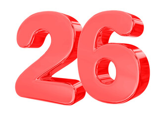 26 Red Number