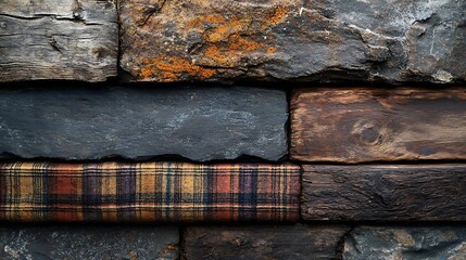 a close-up of a wall made of reclaimed wood