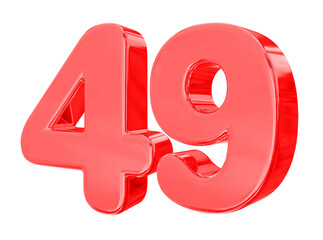 49 Red Number