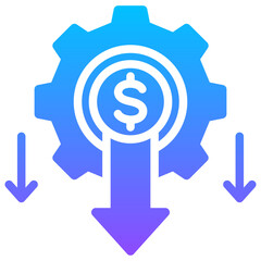 Cost Reduction Icon