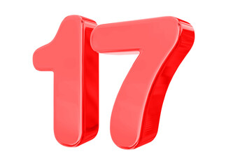 17 Red Number