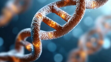 Captivating Molecular Patterns in Digital Microscopic Imagery   Intricate DNA and Chromosome Structures Reveal the Beauty of Biological Sciences