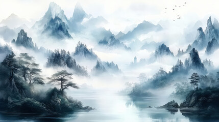 Chinese classical landscape painting