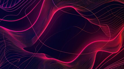 Abstract lines and waves in vibrant colors create a dynamic visual experience.