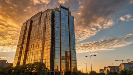 The Beauty of City Silhouettes Under Twilight Light