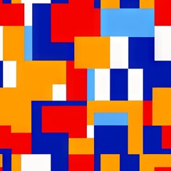 Colorful Abstract Seamless Geometric Pattern Background Texture Design Vector Print Wallpaper

