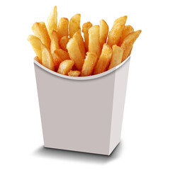 french fries in a white bowl