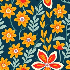 Colorful Abstract Seamless Geometric Pattern Background Texture Design Vector Print Wallpaper

