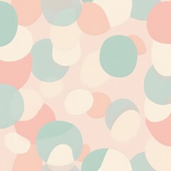 Pastel Abstract Circles Background Texture Design