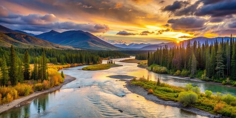 Explore the Yukon's Silver Trail; stunning Stewart River and Mayo Village landscapes await your lens.